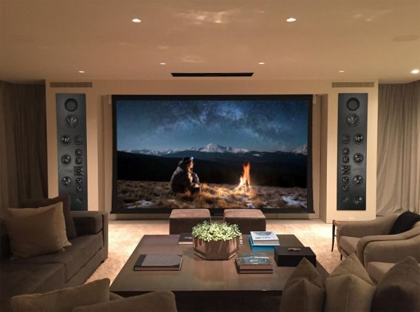 James Loudspeaker Park Michael Theater Media Room Installation